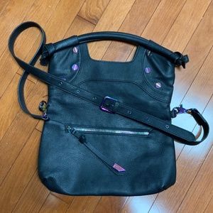 Foley and Corinna Lady Tote with iridescent hardware